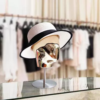 Элегантная витрина для шляп и париков для домашнего магазина Argent