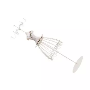 Элегантная витрина для ювелирных изделий, вешалка для браслета, ожерелья, серег, сталь 1 as described