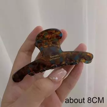 Элегантная заколка для волос из высококачественного ацетата для женщин, темпераментное украшение для волос, винтажная заколка для волос, модные аксессуары для волос