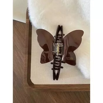 Элегантная заколка-краб «Бабочка», Большая ацетатная заколка-акула для волос для женщин, Идеально подходит для густых волос, Премиальное качество