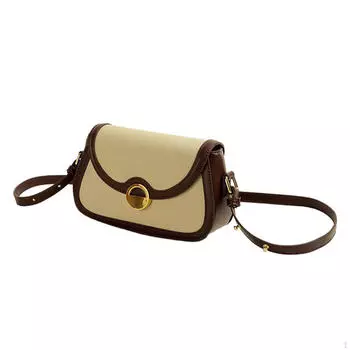 Элегантная женская сумка через плечо для путешествий и повседневного использования кофейный