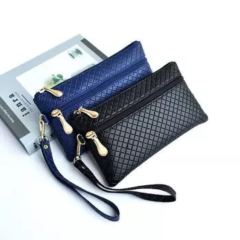 Элегантная женская сумочка с тиснением в виде бриллиантов — компактная, универсальная сумка для мобильного телефона для матерей среднего и пожилого возраста. красный