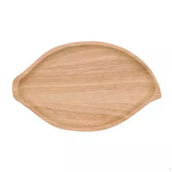 Элегантное деревянное сервировочное блюдо для развлечения leaf shape