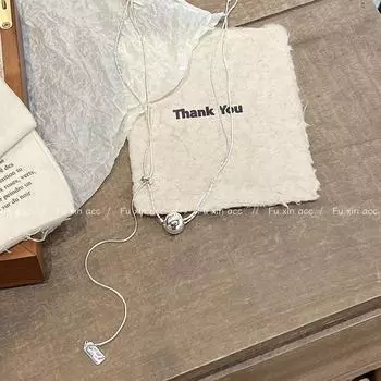 «Элегантное двухслойное ожерелье с круглыми бусинами и кисточками для женщин – простая, изысканная, высококачественная ключичная цепочка» null