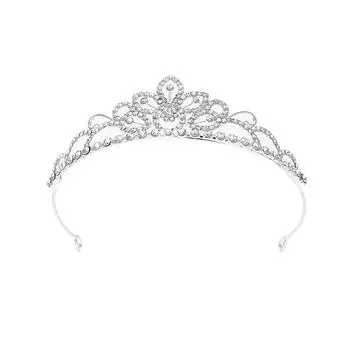 Элегантное хрустальное украшение для волос невесты, нежная повязка на голову, хрустальные короны, тиара с бриллиантовой инкрустацией для официальных мероприятий