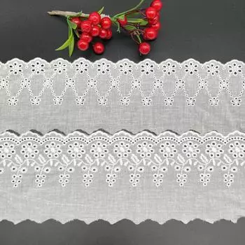 Элегантное кружево звездного цвета, хлопковое кружево, широкое кружево, ажурное кружево, кружевные аксессуары, кружево своими руками, хлопковые кружева, хлопковые ткани, поделки, изготовление лент 9cm*10 Yards