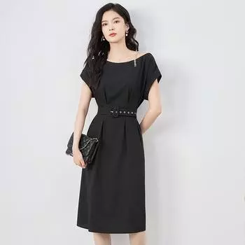 Элегантное летнее утягивающее платье для женщин - стильный дизайн, прикрывающий талию XL