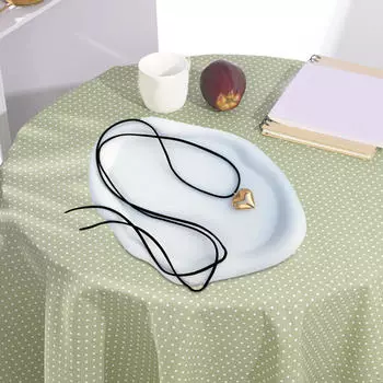 Элегантное многослойное колье с подвеской золотой