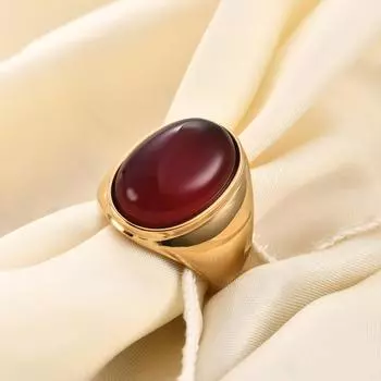 Элегантное мужское и женское кольцо из титановой стали в стиле ретро с драгоценными камнями, модные простые ювелирные кольца в стиле ретро с цимофанитом 7