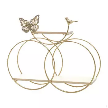 Элегантное настенное решение для хранения вещей для домашнего декора Double Circle