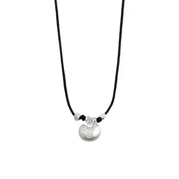 Элегантное ожерелье Fat Happiness с китайским стилем, новое плетение веревок в китайском стиле, персонализированная модная простая цепочка для воротника