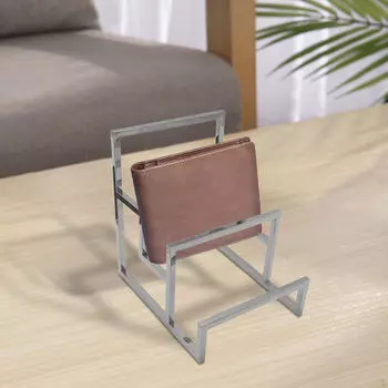 Элегантное решение для хранения кошельков для любителей сумок серебряный