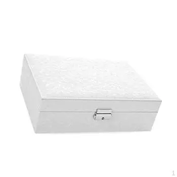 Элегантное решение для хранения ювелирных изделий: ожерелий и сережек белый