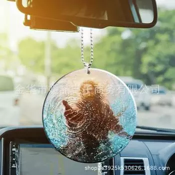 Элегантное Рождественское Акриловое Дерево Подвеска для Автомобиля Для Украшения Дома И Ароматерапии StyleA