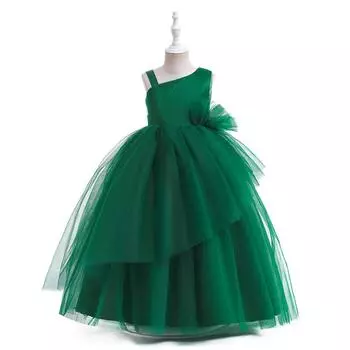 Элегантное рождественское платье макси для детей, праздничная, свадебная, вечерняя одежда для девочек 13, 14 лет, детский карнавальный костюм, вечернее платье 120 белый