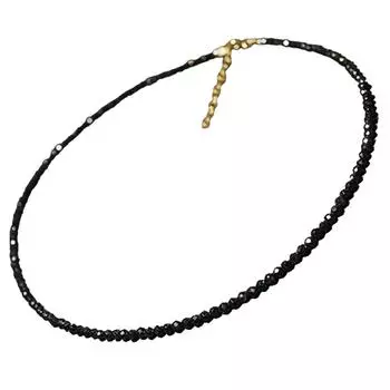 Элегантное тонкое колье-чокер из тонкого хрусталя для женщин, модный аксессуар для вечеринки, свидания и торжеств чёрный