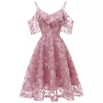 Элегантное женское праздничное платье для подружки невесты на одно плечо, фирменное праздничное платье, молодежное вечернее платье для банкета, кружевное вечернее платье, новый стиль XXL красный