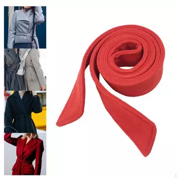 Женское шерстяное пальто поясной ремень для тренча ремень для свитеров шерстяное пальто чёрный