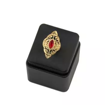 Элегантное золотого цвета кольцо в стиле арабески для женщин, открывающееся кольцо в стиле бохо, свадебные украшения с кристаллами, подарок невесты 2023 синий