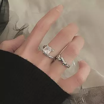 Элегантность: Кольцо Dark Sweet Cold Style Luxury Design для женщин Single layer