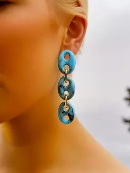 Элегантные акриловые серьги в стиле длинных капель, идеально подходят для женщин всех возрастов серьги для женщин