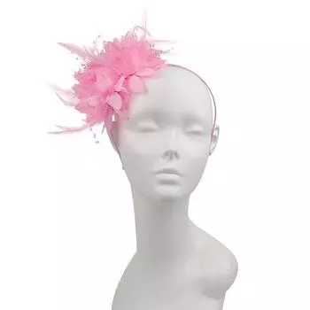 Элегантные аксессуары для волос Party Mesh Headband Fascinator Hat Feather