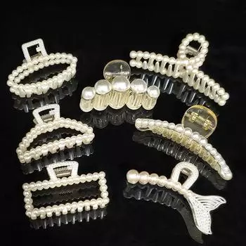 Элегантные аксессуары для волос, заколки для волос с корейским жемчугом для женщин