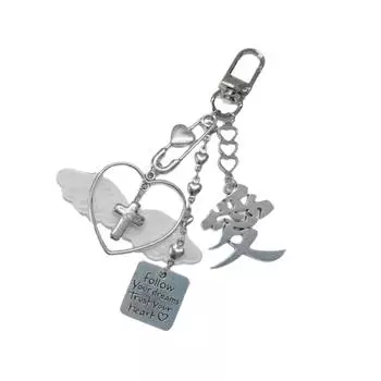 Элегантные брелоки с дизайном крестов и акцентом в виде бантика, портативный и модный аксессуар для современных женщин на каждый день 2