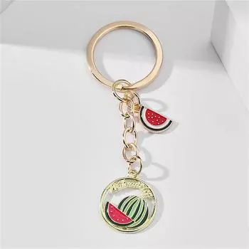 Элегантные брелоки с подвесками, милые вишневые сердечки, брелок с фруктами и растениями для модных женщин и девушек, подарки для дружбы, повседневное использование 4