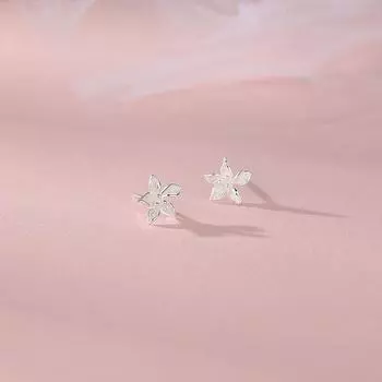 Элегантные цветочные серьги для женщин с нишевым дизайном, новые летние серьги в пасторальном стиле