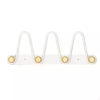 Элегантные деревянные настенные крючки для организации домашнего пространства 7 Hooks