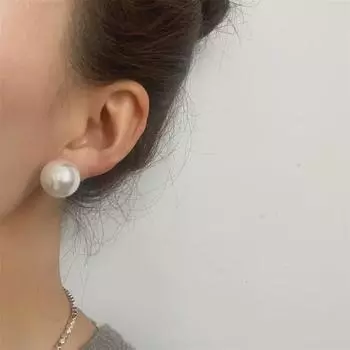 Элегантные французские ретро-серьги-клипсы с жемчужинами для женщин – универсальный и стильный треугольный дизайн