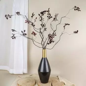 Элегантные имитации осенних листьев, реалистичные искусственные растения, искусственные весенние листья, ветки, домашний декор