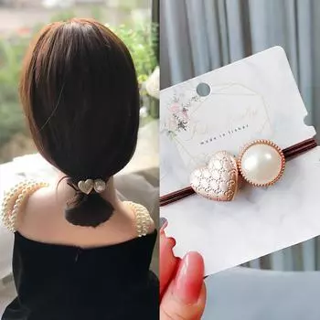 Элегантные Изысканные Скранчи со Стразами Женские Девичьи Эластичные Резинки для Волос Аксессуары Завязка Кольцо для Волос Веревка Держатель Головной Убор