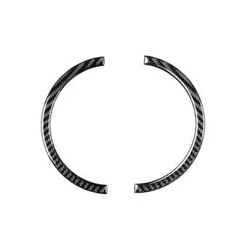 Элегантные кольца для дверных ручек из углеродного волокна, накладки на дверные ручки автомобиля, улучшают стиль салона вашего автомобиля, подходят для 500