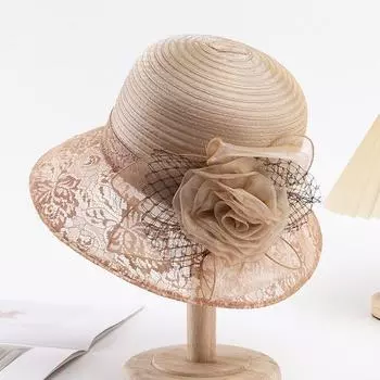 Элегантные летние шляпы от солнца с защитой от ультрафиолета, дорожные пляжные шляпы во французском стиле для женщин, однотонная панама one size