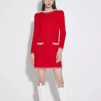 Элегантные Лоскутные Сексуальные Базовые Платья С Длинным Рукавом Шикарные Узкие Платья Женские Корейские Повседневные Платья High Street Осень Зима Одежда One Size розовый