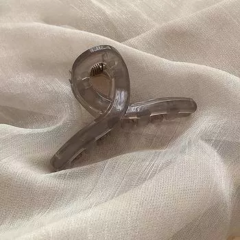 Элегантные маленькие заколки для волос в виде желеобразной акулы, пластиковые прозрачные геометрические когти для волос для женщин и девочек, летние головные уборы, аксессуары для волос 1