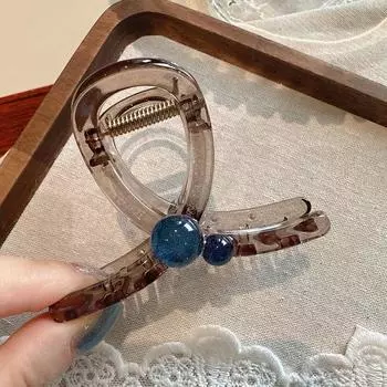 Элегантные минималистичные акриловые заколки-крабики «Звездный шар», средние зажимы-акулы для хвостиков