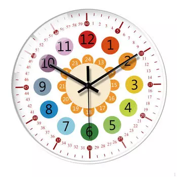 Элегантные настенные часы для дома и офиса Black border B