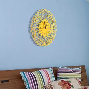 Элегантные настенные часы Рамадан для домашнего декора - 18 дюймов, круглые, подвесные Style A