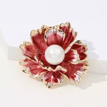 Элегантные пионы, броши, булавки, жемчуг, булавки для женщин, девочек, изысканные рубашки, платья, рюкзаки, костюмы, шляпы, булавки, корсажи, подарки
