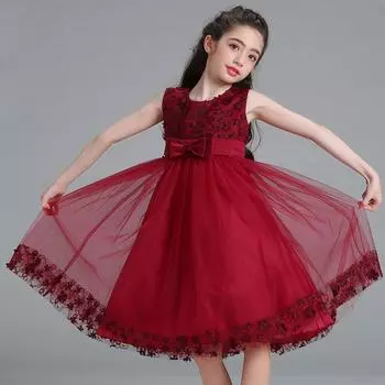 Элегантные платья принцессы для девочек — идеальный вариант для вечеринок и особых случаев 90cm серый