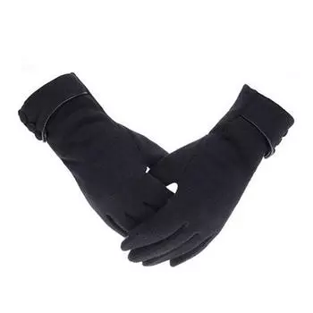 Элегантные плюшевые женские перчатки осень-зима для фитнеса женские перчатки для сенсорного экрана телефона удобные дышащие женские перчатки One Size чёрный