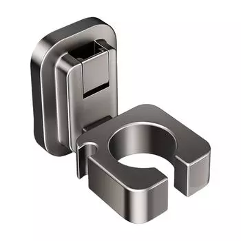 Элегантные Прочные Пластиковые Самоклеящиеся Настенные Держатели для Фена для Легкой Установки и Снятия в Ванных комнатах 1PC