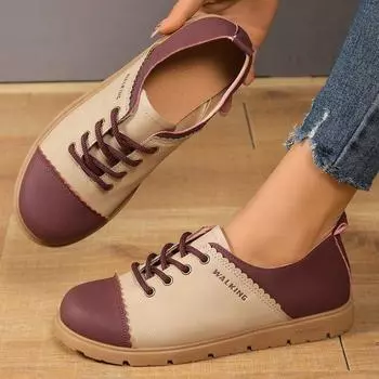 Элегантные ретро-лоферы, стильные туфли на низком каблуке для женщин 36 хаки