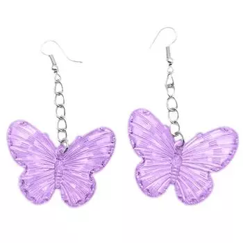 Элегантные серьги-бабочки для женщин и девочек, стильные украшения для ушей, модные крючки для ушей, модные ювелирные аксессуары, подарок