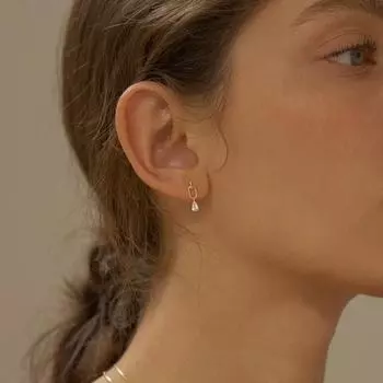 Элегантные серьги-гвоздики грушевидной формы из стерлингового серебра 925 пробы для женщин, необычный дизайн, изысканные серьги-слезы русалки с бриллиантами, подходящие друг другу