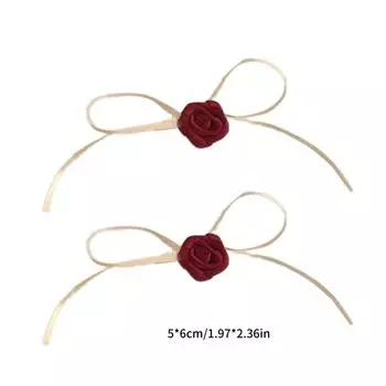 Элегантные серьги-гвоздики с цветочным бантом, темпераментные серьги для пирсинга, модные вечерние украшения, маленькие серьги-гвоздики, подарок