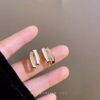 Элегантные серьги, маленькие и изысканные, модные и универсальные серьги 5#